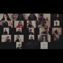 Sosyal Sahne Sanal Kamp Eğitimlerinden kareler