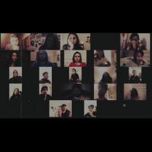 Sosyal Sahne Sanal Kamp Eğitimlerinden kareler